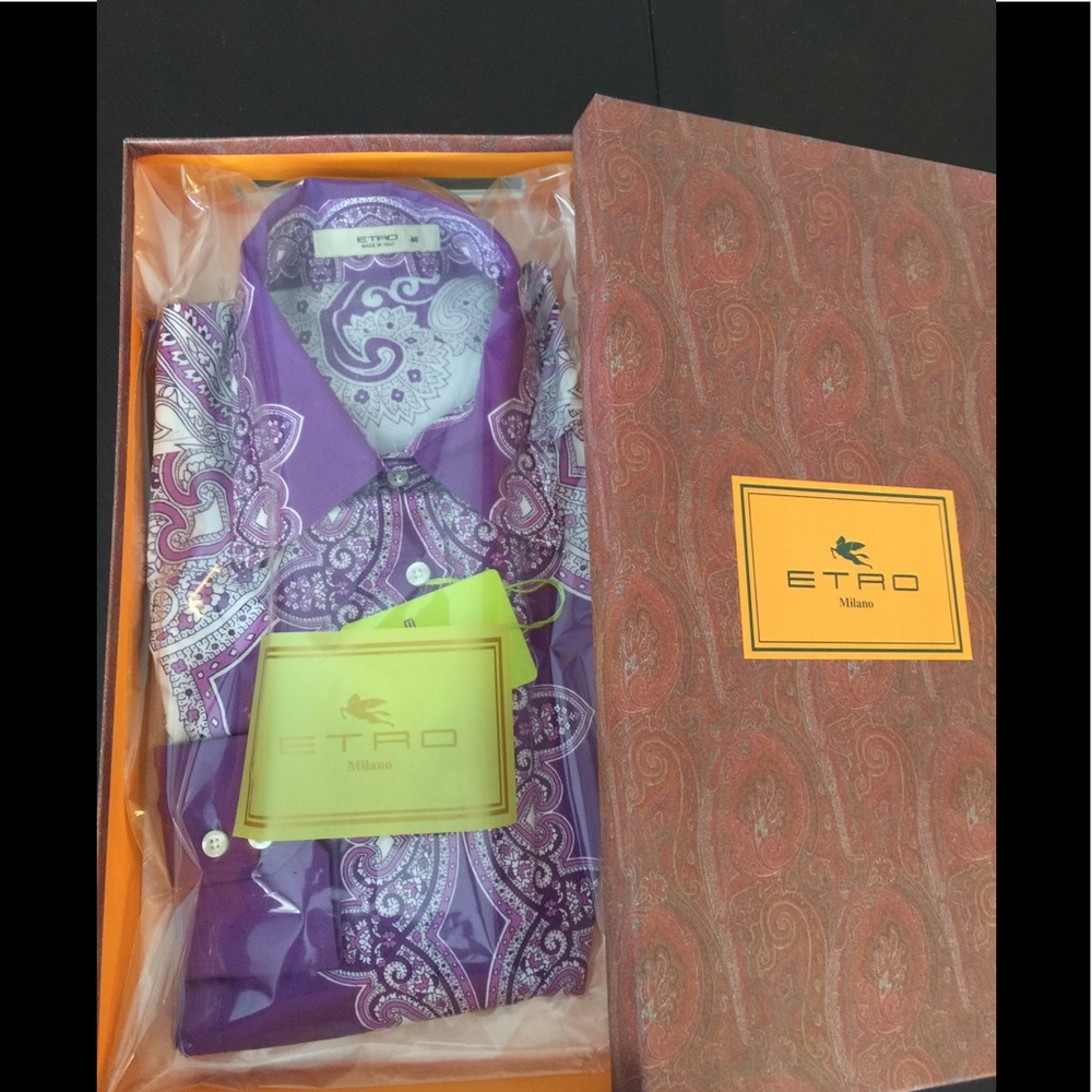 ETRO Italy lady’s button down shirts size 40
